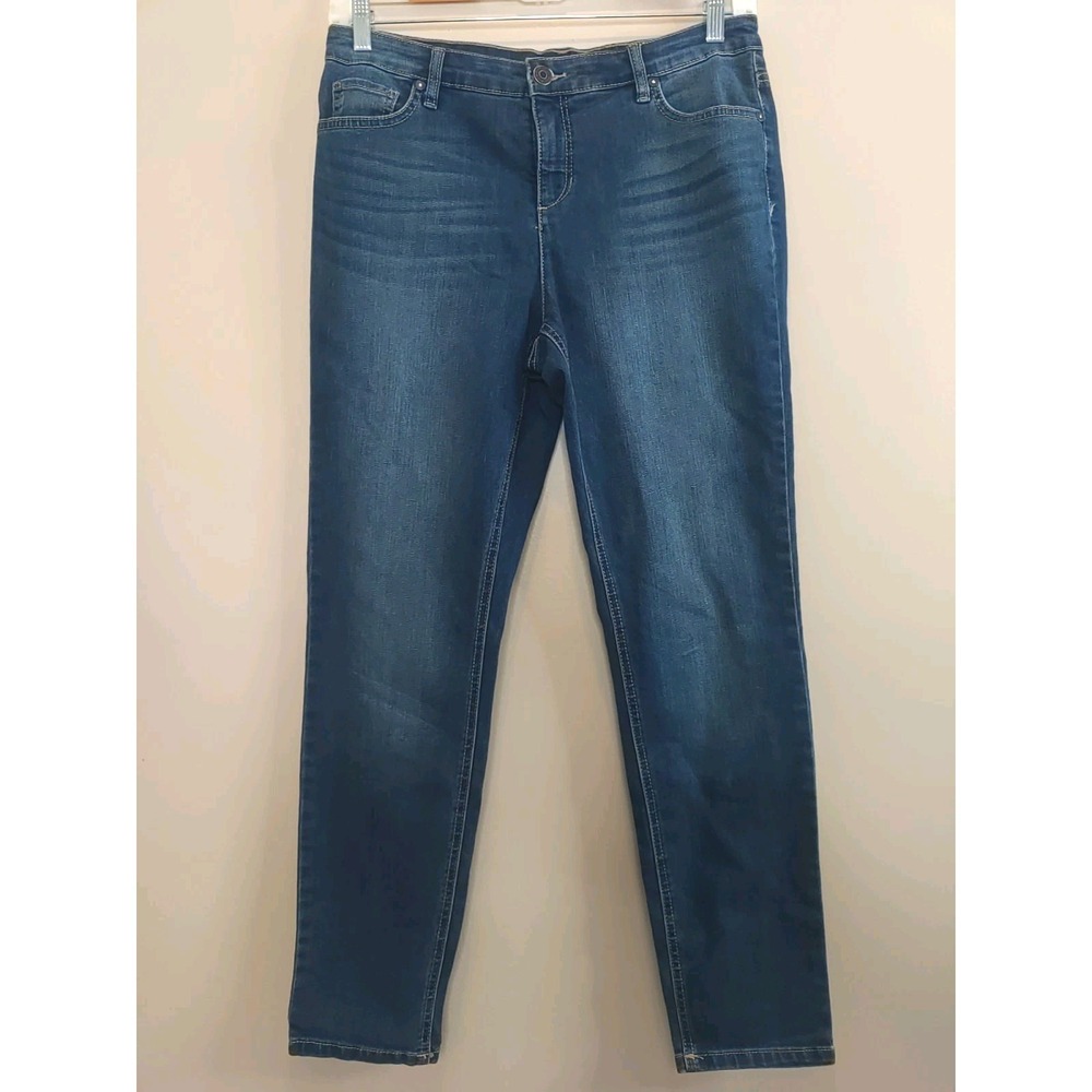 Ruff Hewn Women Blue Skinny Denim Stretch Jeans Size 12 Average‎
